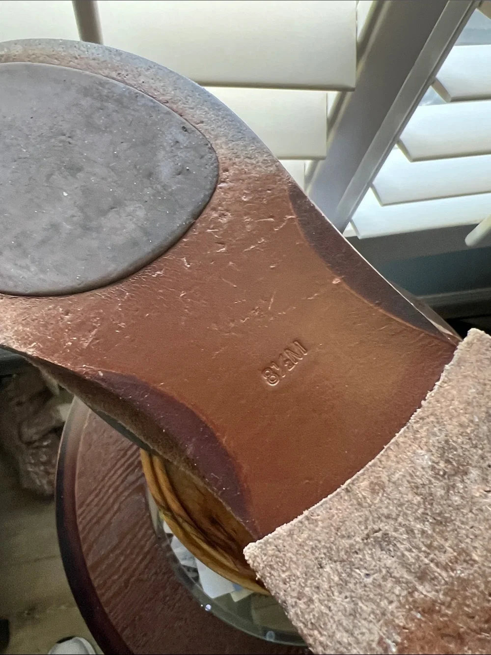 🛑1 hour sale. Tory Burch, 8.5, Chestnut Suede Tory Logo Ankle Boots - Picture 8 of 12